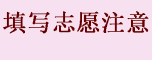 填写,志愿,一本,二三本